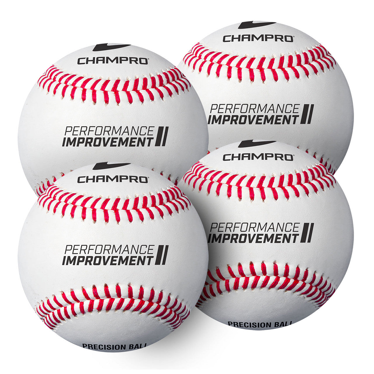 Champro 7.5" Set of 4 Training Baseballs