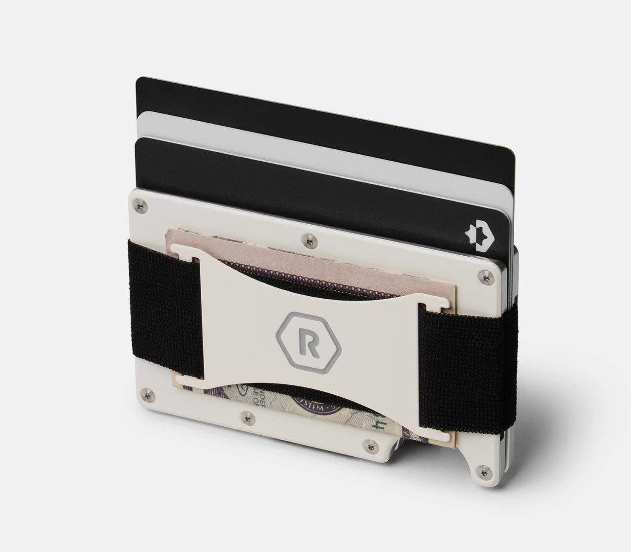 Ridge Wallet - Monaco White/Aluminum