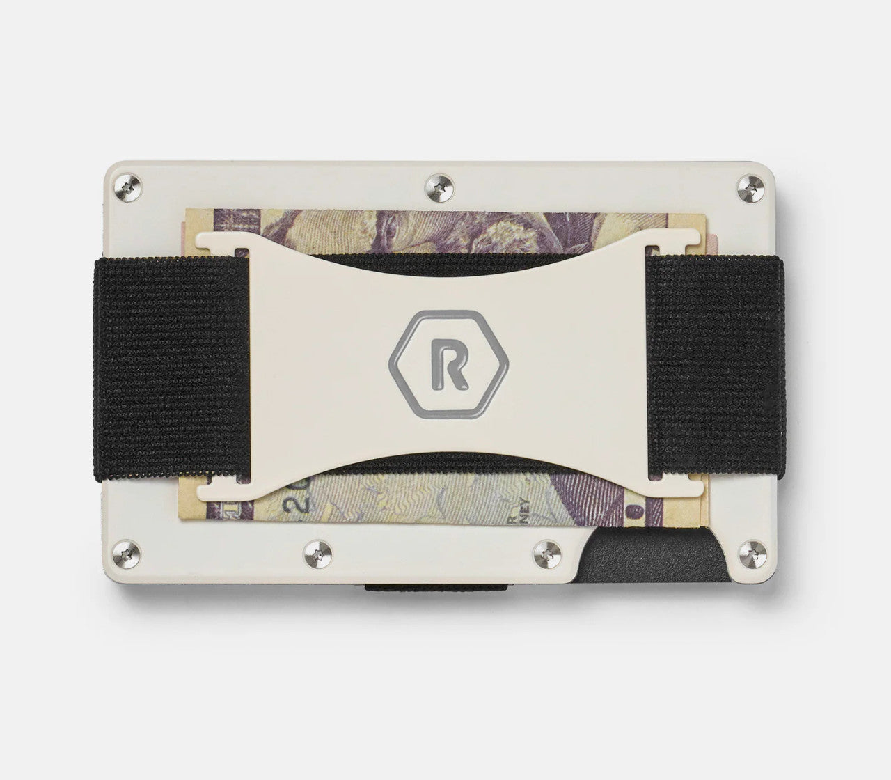 Ridge Wallet - Monaco White/Aluminum