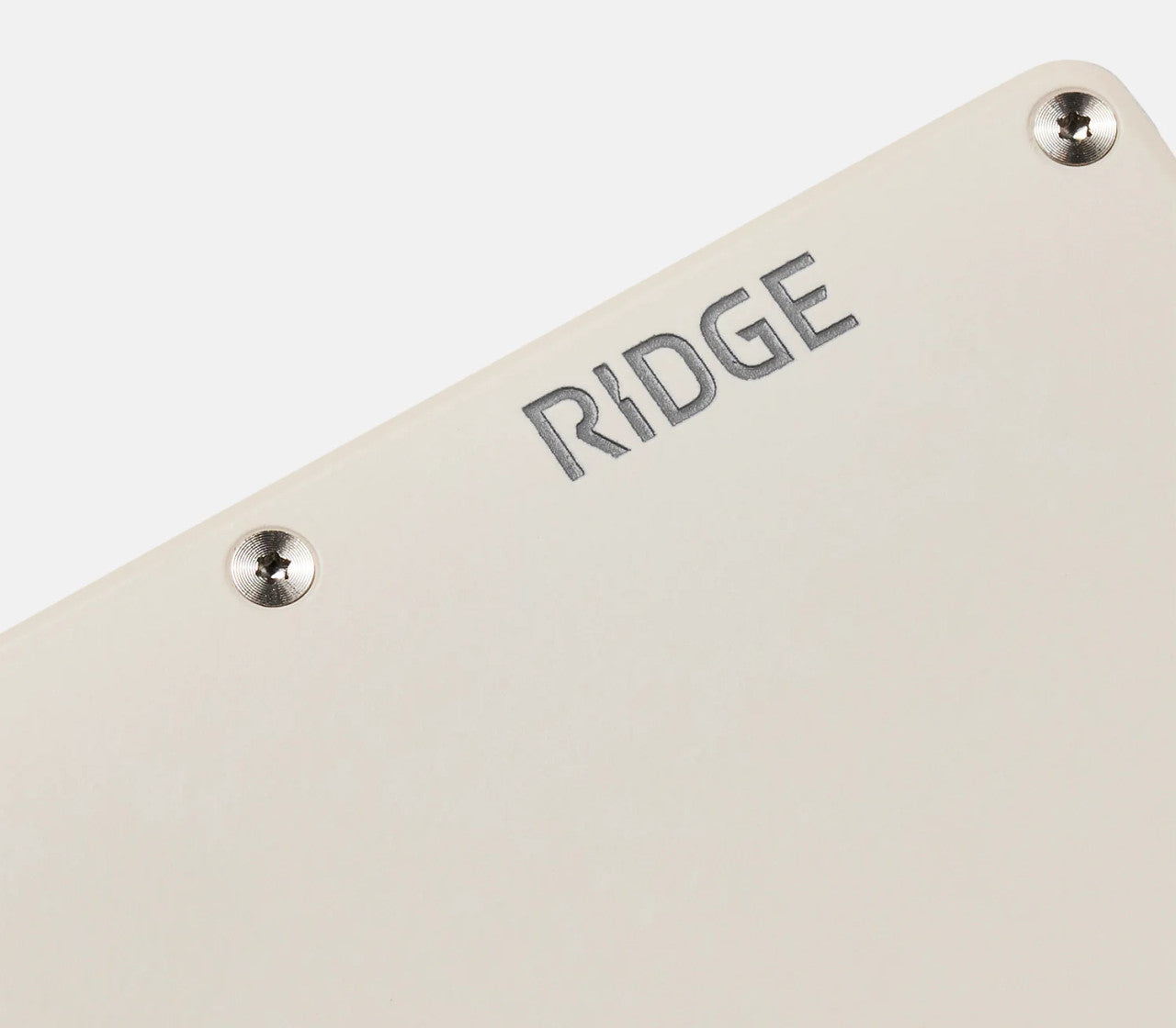 Ridge Wallet - Monaco White/Aluminum