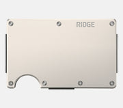 Ridge Wallet - Monaco White/Aluminum