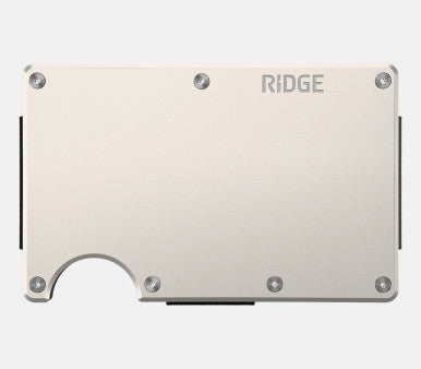 Ridge Wallet - Monaco White/Aluminum