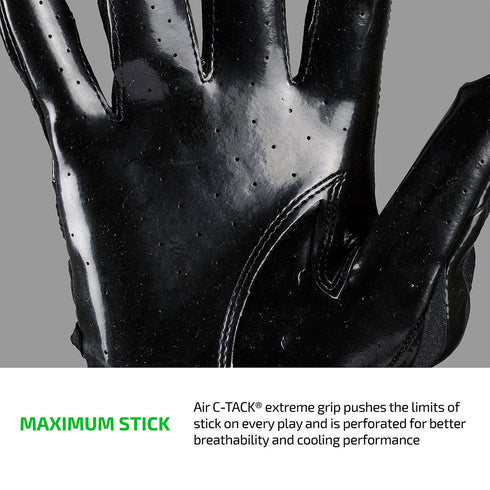 Cutters Rev Pro 6.0 Solid Receiver Gloves - Black