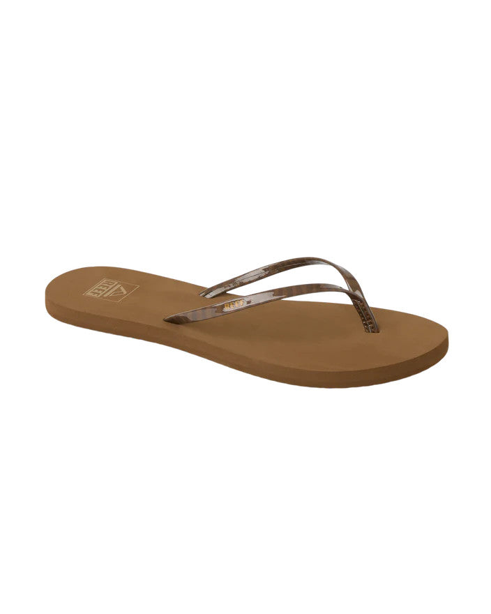 Reef Women’s Bliss Nights Flip Flops – Chocolate Stripe
