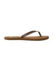 Reef Women’s Bliss Nights Flip Flops – Chocolate Stripe