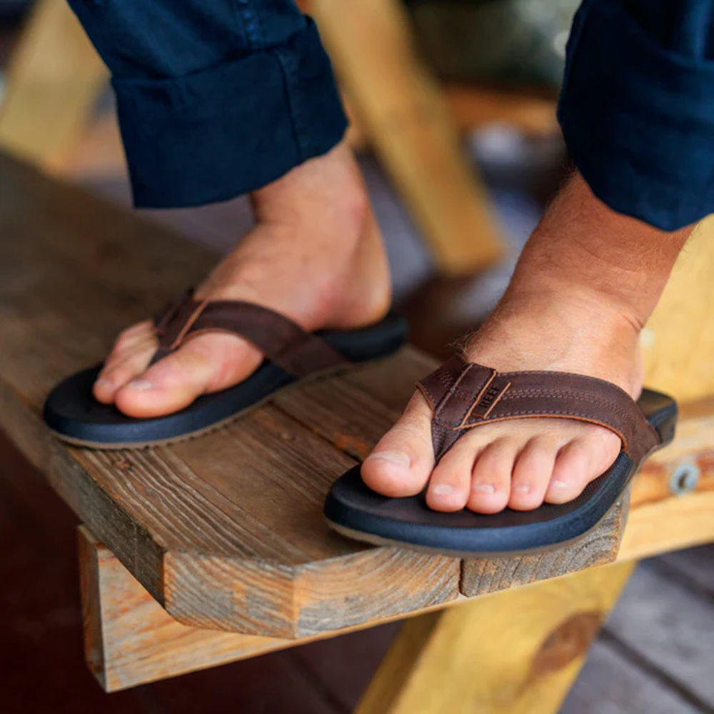 Reef Cushion Phantom 2.0 Men's Flip Flops – Brown/Black