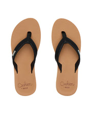 Reef Women’s Baja Sands Flip Flops – Black/Tan