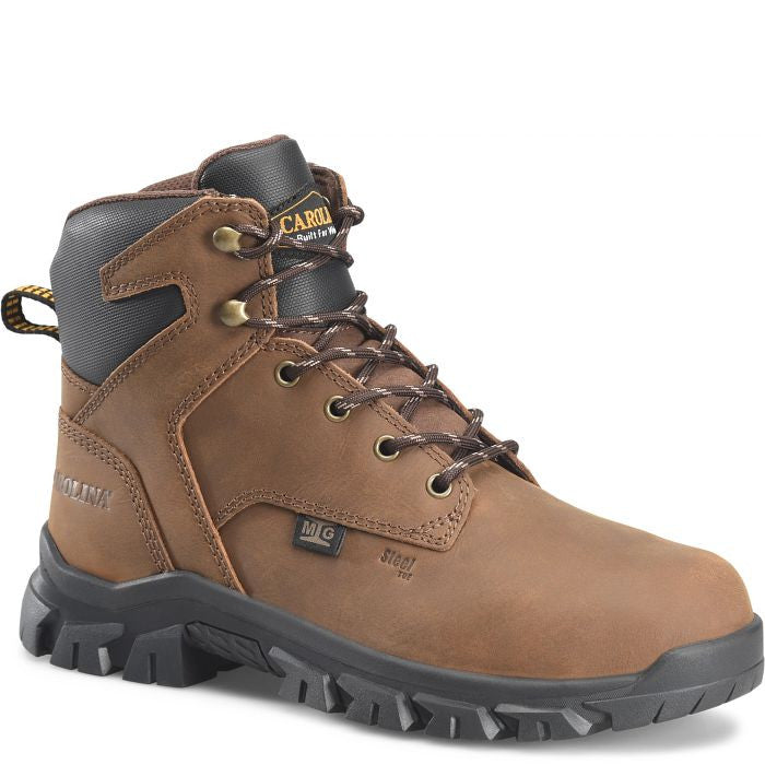 Carolina Boot Gruntz Men's 6" Internal Metguard Steel Toe Boot - Dark Brown