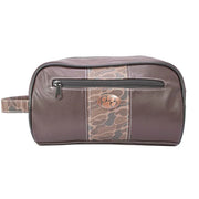 Zep-Pro Clemson Leather Toiletry Bag