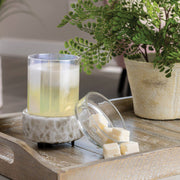 Candle Warmers Swirl Glass Classic 2-in-1 Warmer