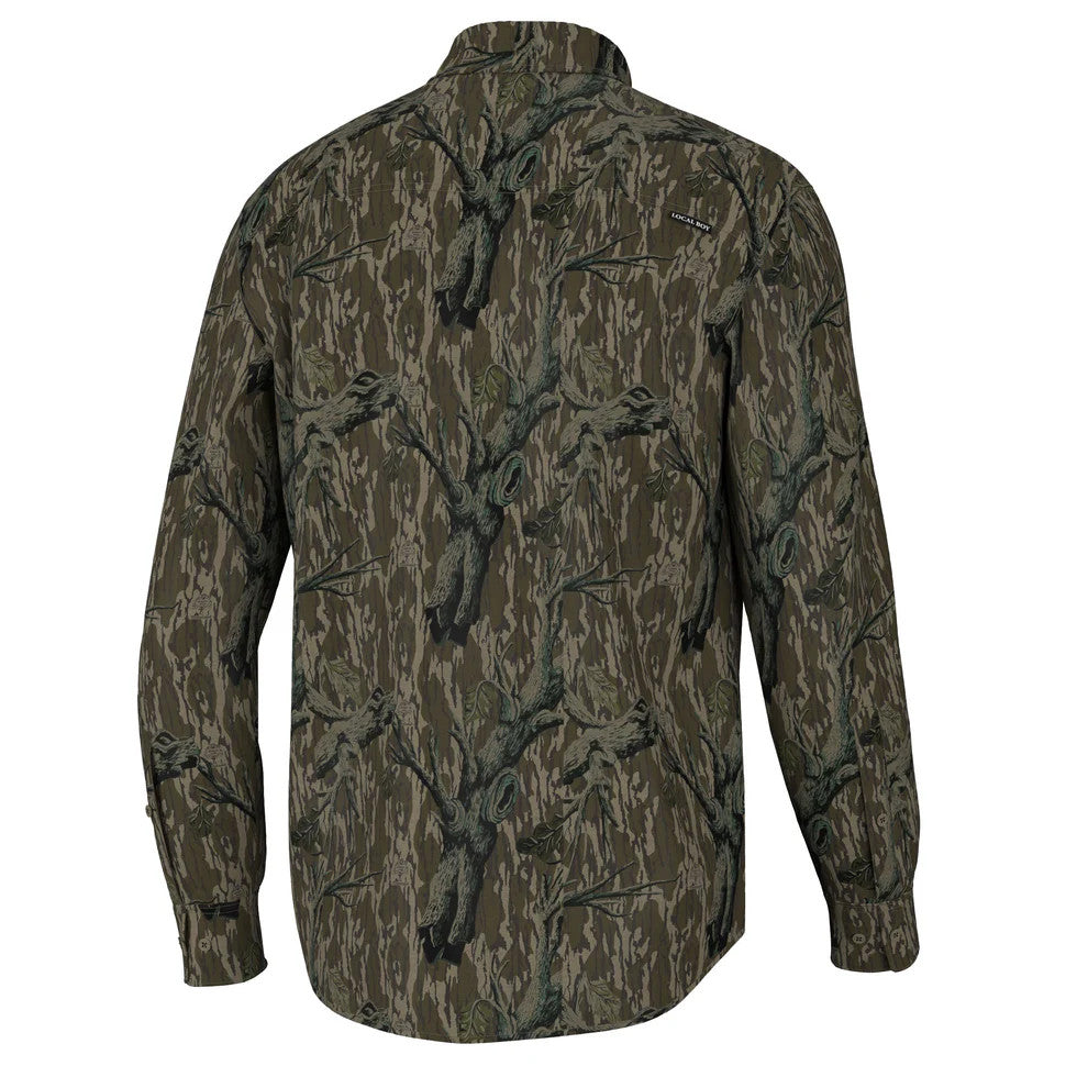 Local Boy Camo Button Up - Tree Stand