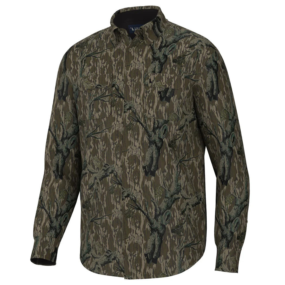 Local Boy Camo Button Up - Tree Stand