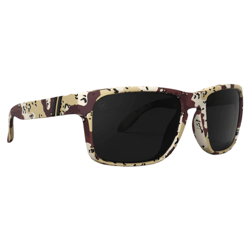 Blenders Canyon Polarized Sunglasses Desert Camo Frame Smoke Lens