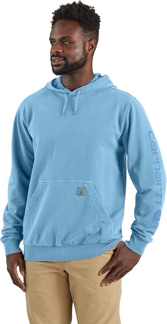 Carhartt Relaxed Fit Midweight Garment Dyed French Terry Graphic Sweatshirt - Fresh Water