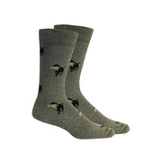 Brown Dog Socks Church - Grey Heather