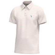 Local Boy Men's Edisto Stripe Polo - Peach