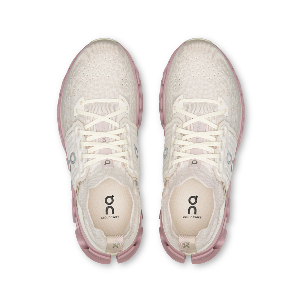 On Women's Cloudswift 4 Running Shoes - Pearl/Mauve