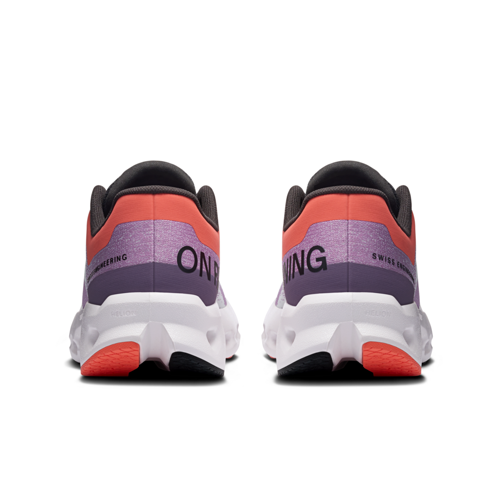 On Cloudsurfer Youth Running Shoes - Crimson/Sakura