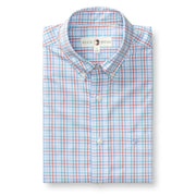 Duck Head Men's Performance Poplin Sport Shirt - Rosewood