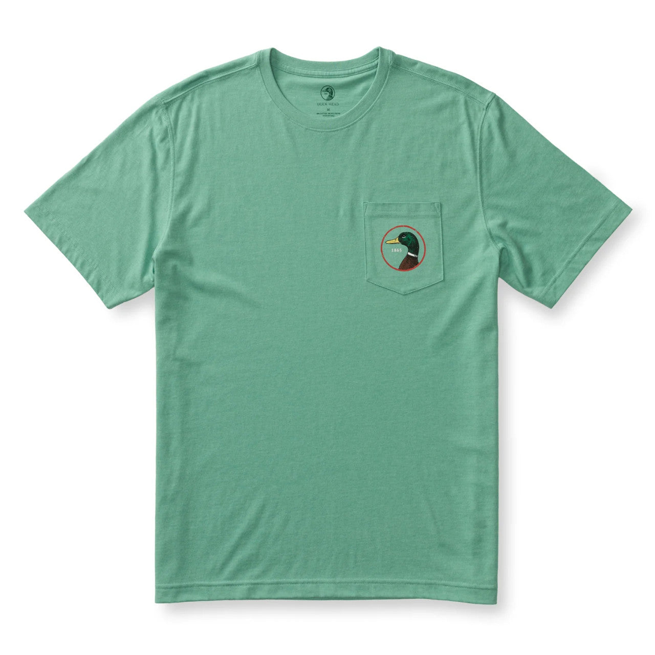 Duck Head Logo Short Sleeve T-Shirt - Aspen Green Heather