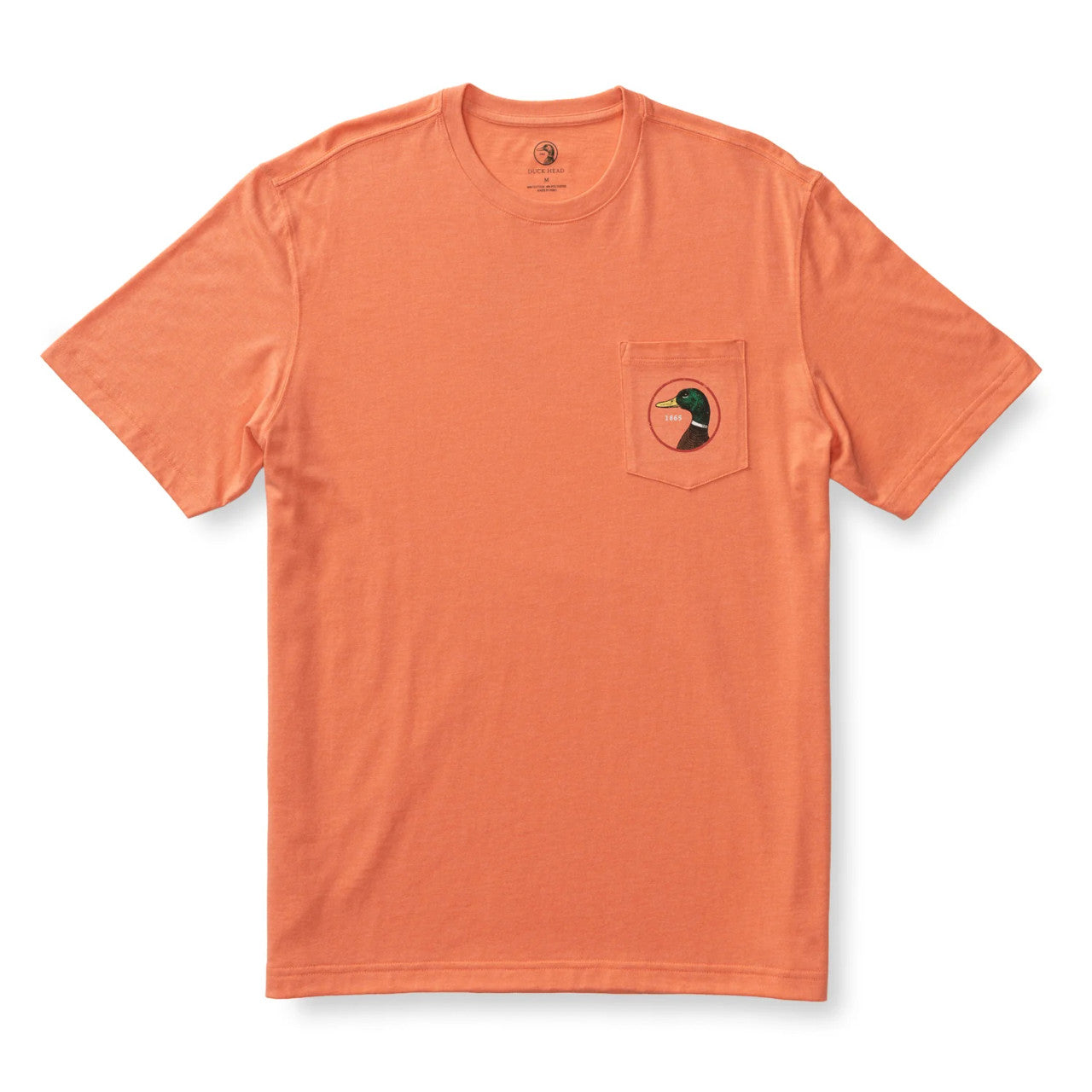 Duck Head Logo Short Sleeve T-Shirt - Coral Heather