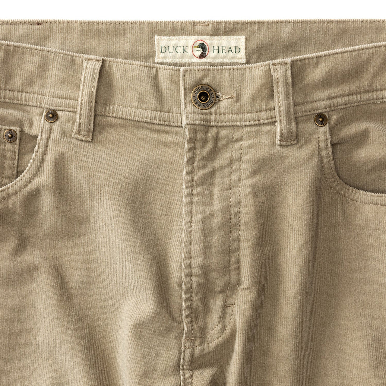 Duck Head Men's Holston Corduroy Five-Pocket Pants - Khaki