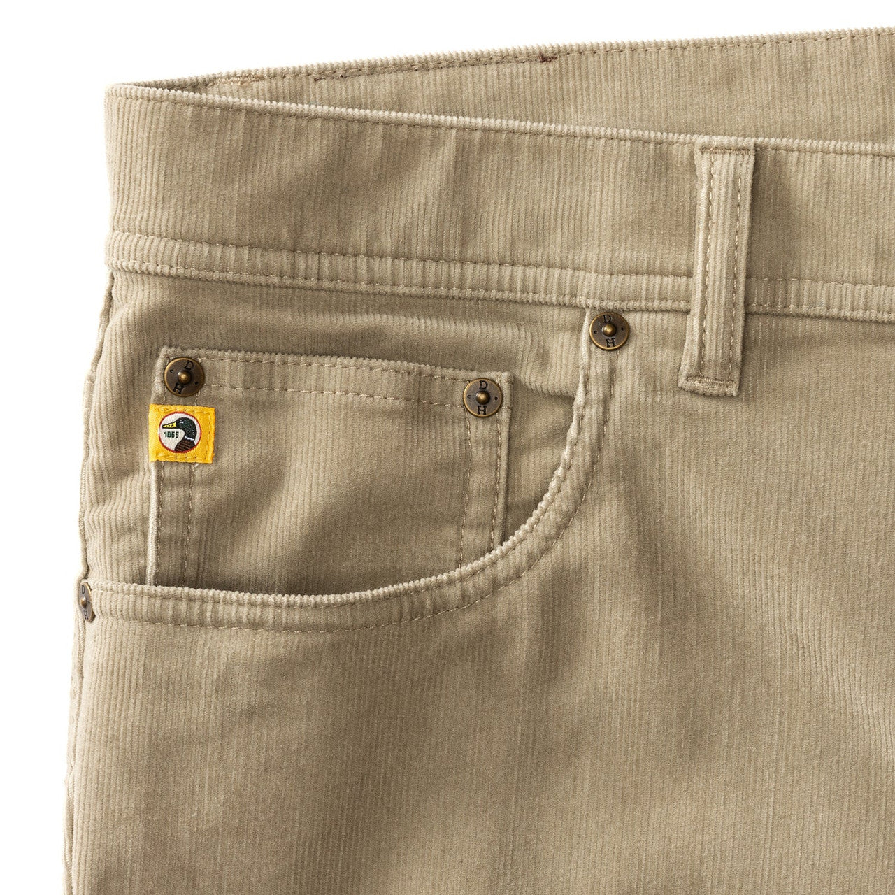 Duck Head Men's Holston Corduroy Five-Pocket Pants - Khaki