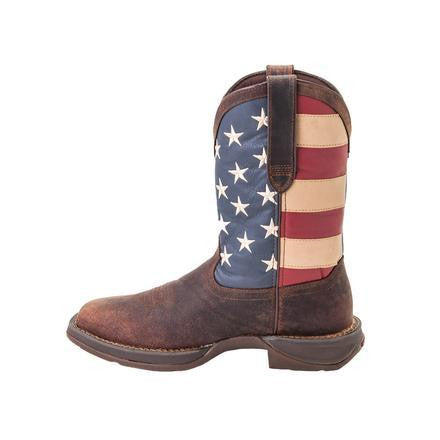 Durango Patriotic Pull on Western Flag Boots