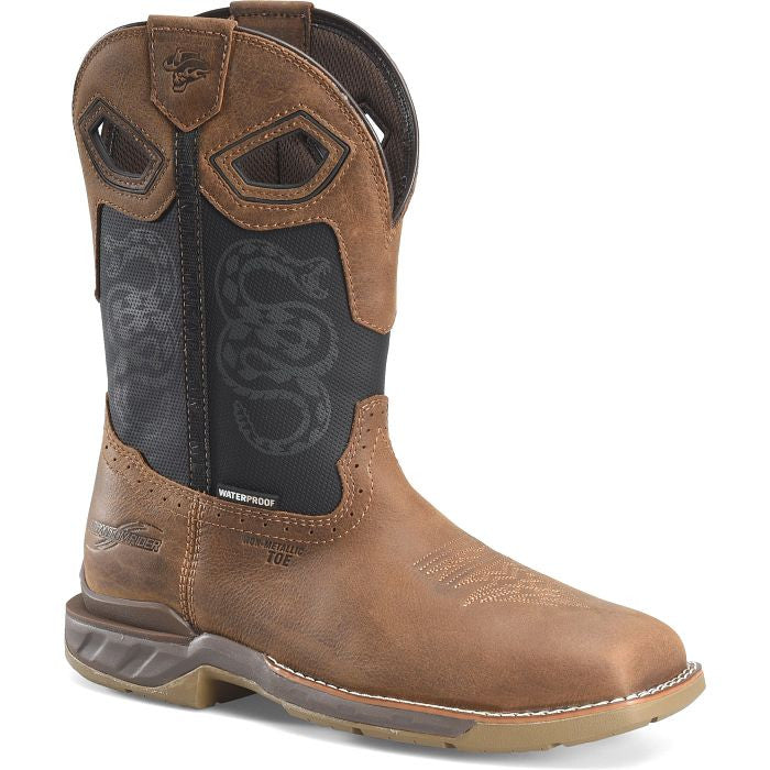 Double H Men's Serpentine Comp Toe Western Boot - Black