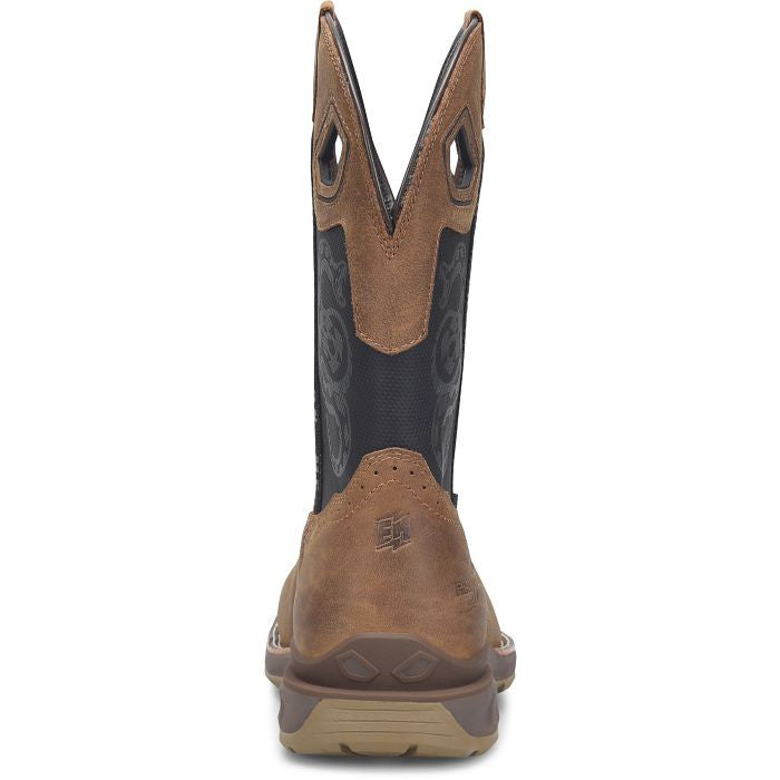 Double H Men's Serpentine Comp Toe Western Boot - Black