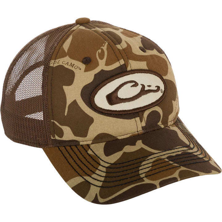 Drake Oval Logo Foam Front Ball Cap - Old School