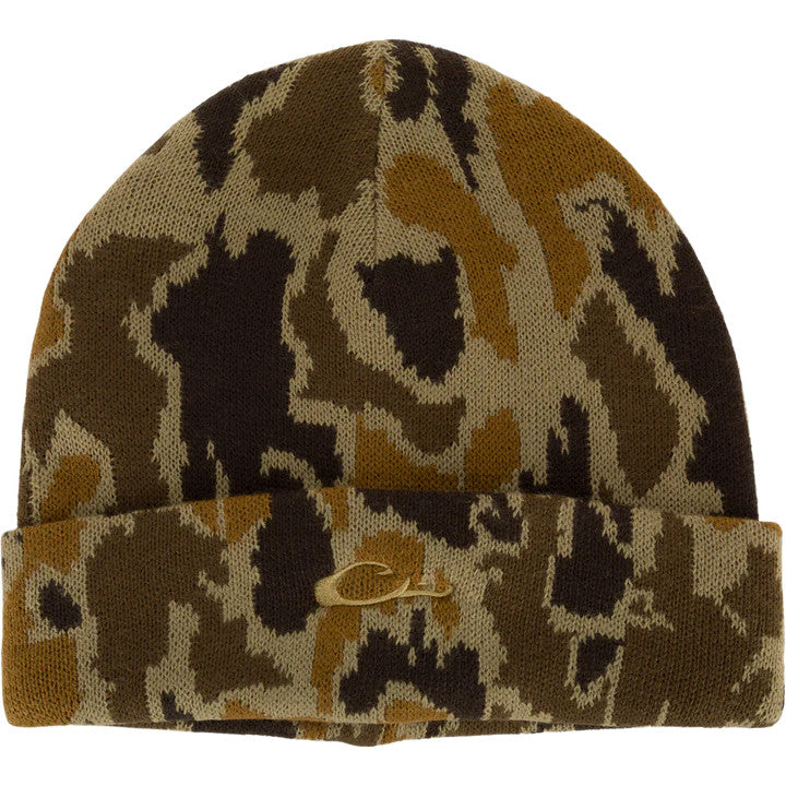 Drake LST Acrylic Beanie - Old School Camo