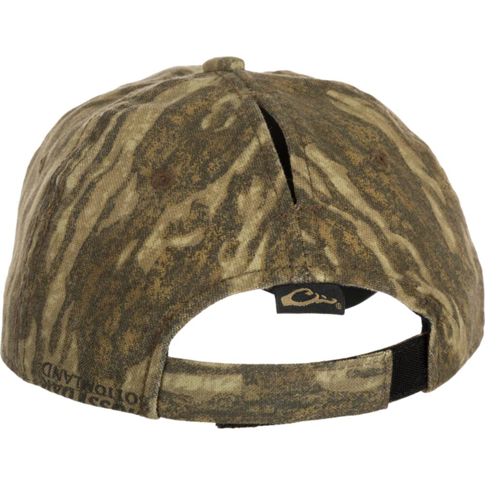 Drake Waterfowl Women's Camo Ponytail Cap - Bottomland
