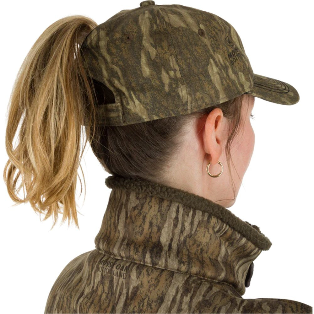 Drake Waterfowl Women's Camo Ponytail Cap - Bottomland