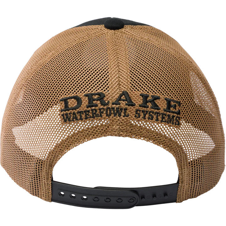 Drake Circle Badge Back Rope Cap - Black/Brown