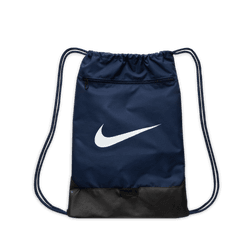 Nike Brasilia 9.5 Drawstring Bag- Midnight Navy/Black/White