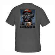 Drake Bandana Lab Tee - Graphite Heather