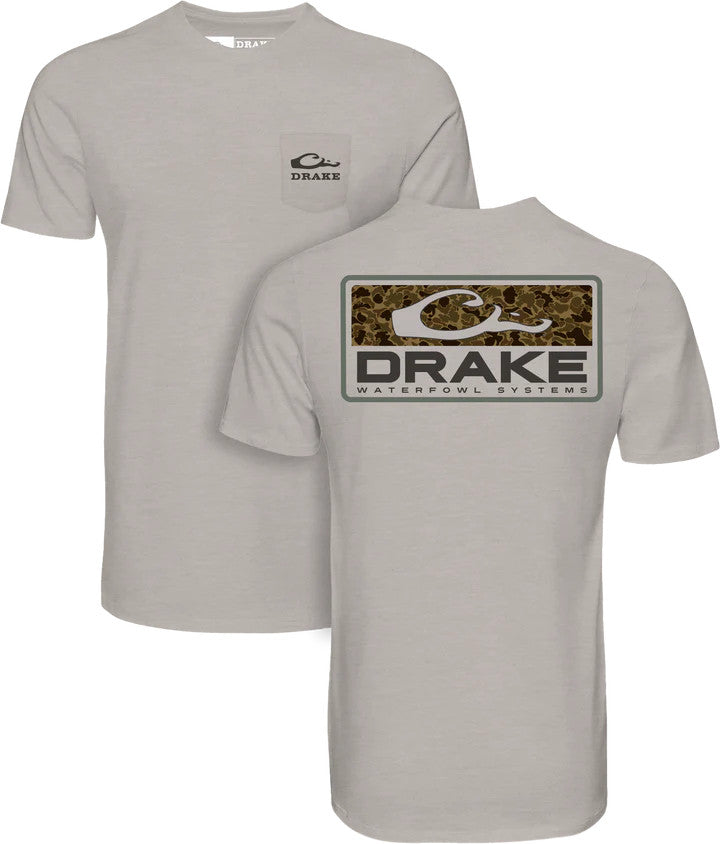 Drake Men's Old School Bar T-Shirt - Wind Chime