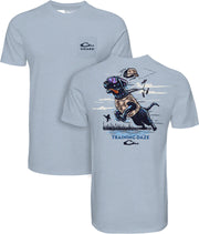 Drake Men's Training Daze Lab Tee - Cerulean Light Heather