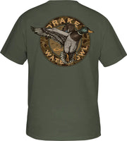 Drake Circle Mallard Tee - Kalamata Light Heather
