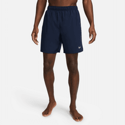 Nike Dri-FIT Challenger Men's 7" Brief-Lined Running Shorts- Obsidian/Black/Reflective Silver