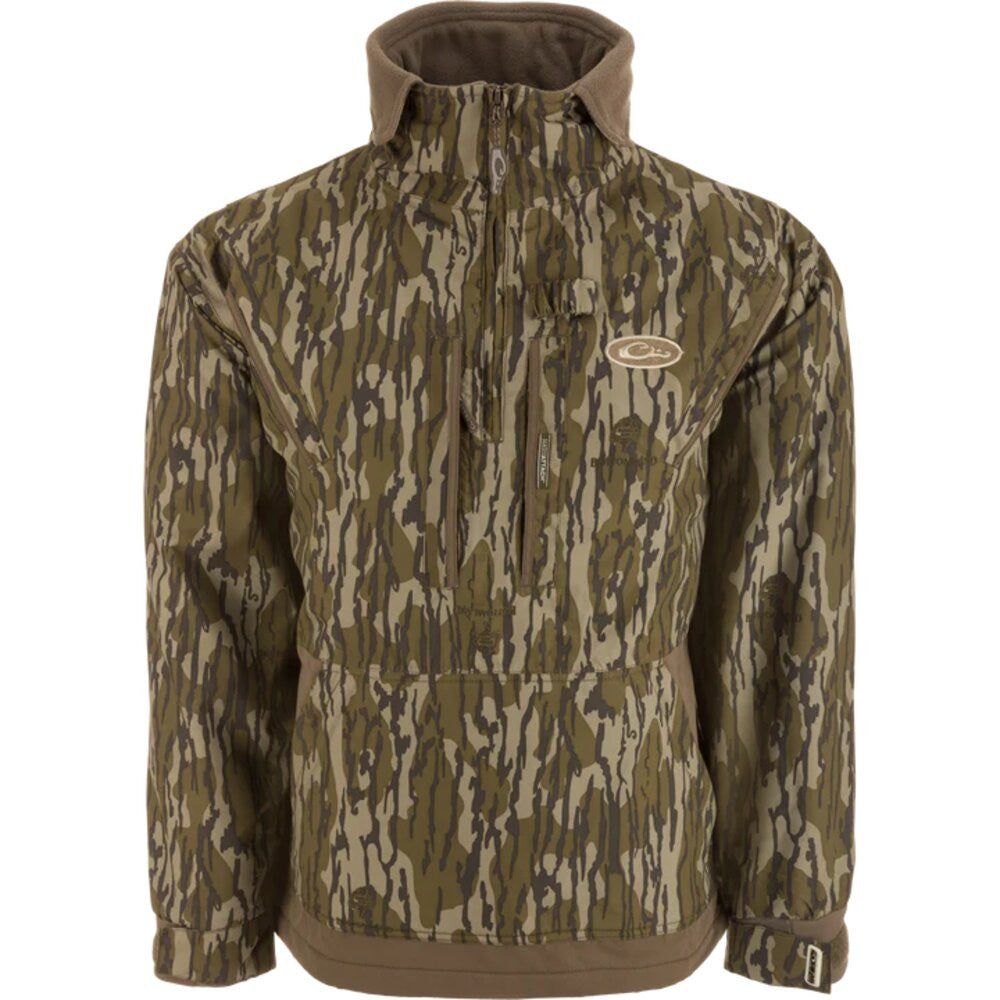 Drake MST Waterproof Fleece-Lined Quarter Zip Jacket - Bottomland