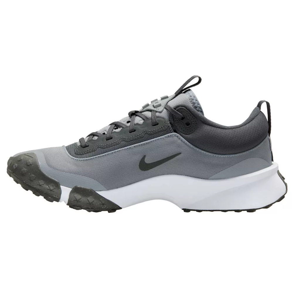 Nike Air Diamond Varsity Turf Baseball Shoes  - Grey/Charcoal