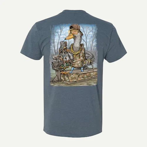 Combat Waterfowl Men's Deep Woods Dolph Tee - Indigo