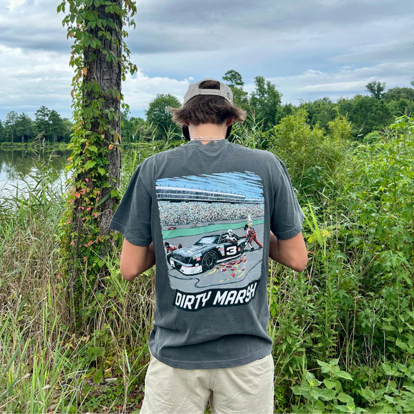 Dirty Marsh Outfitters Men's Pit Crew Tee - Pepper