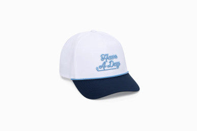 Breezy Golf Have A Day Blue Contrast Bill Rope Hat