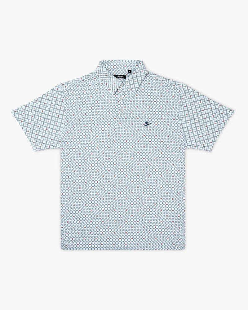 Breezy Golf Men's The American Geo Polo