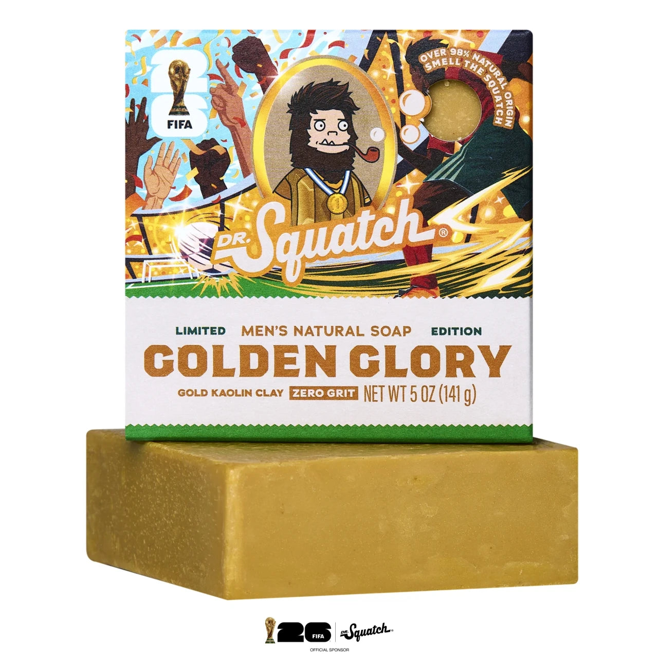 Dr. Squatch FIFA Golden Glory Bar Soap