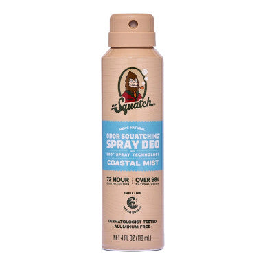 Dr. Squatch Men's Coastal Mist Spray Deodorant