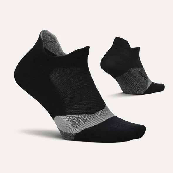 Feetures Women's Elite Light Cushion No Show Tab - Black
